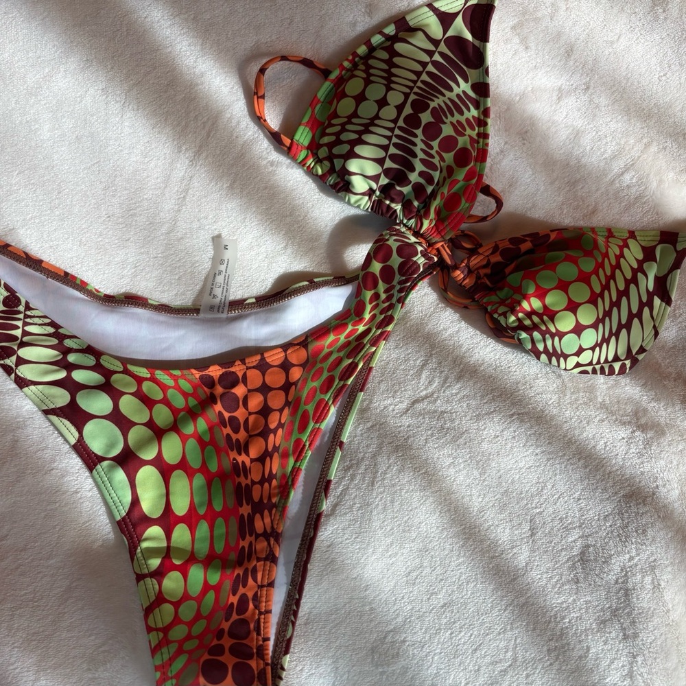 Shein Multicolor Patterned Bikini - image 1